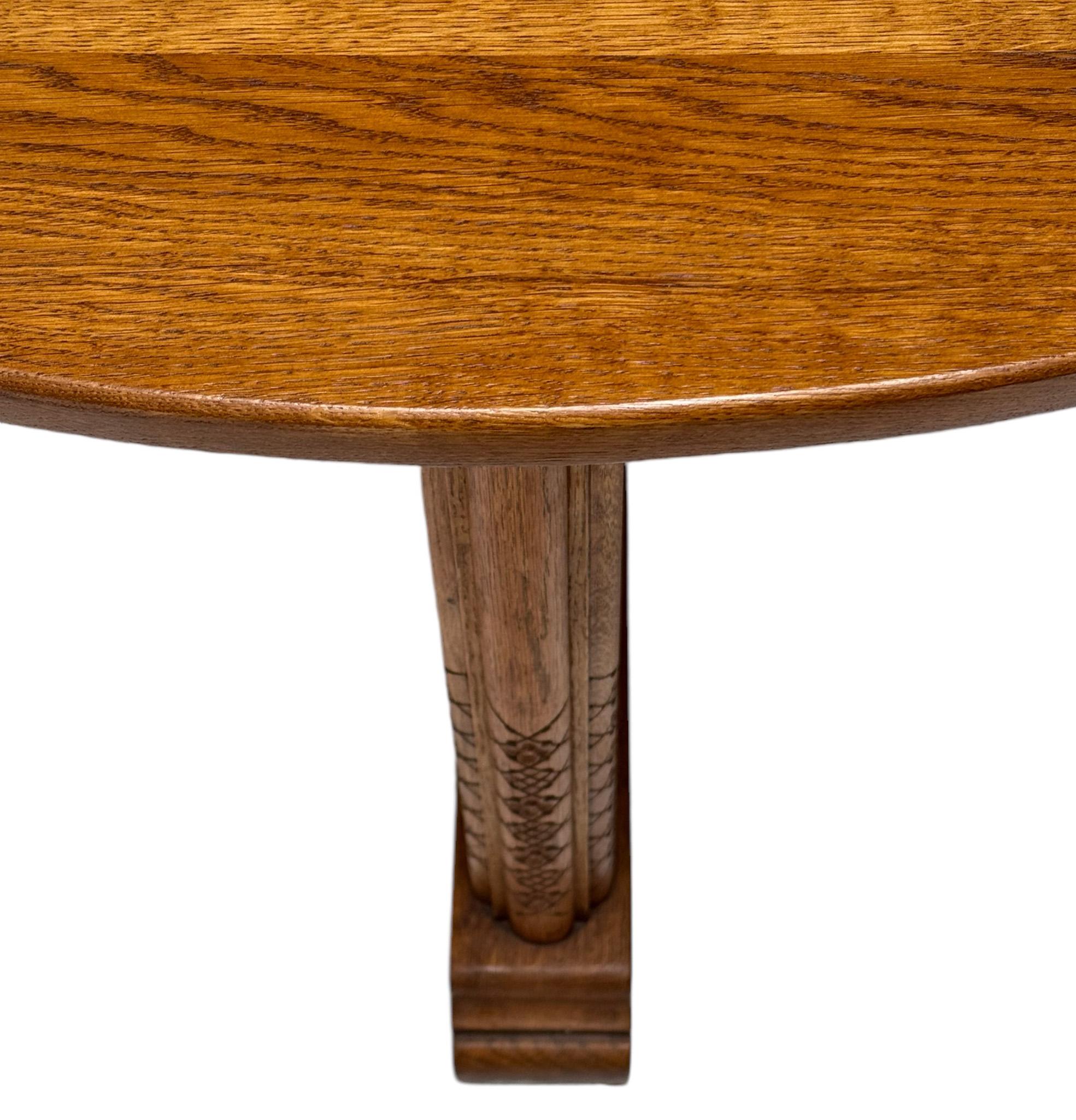 Anton Fortuin Rustic Brutalist Dining Room Table, 1944 For Sale 6