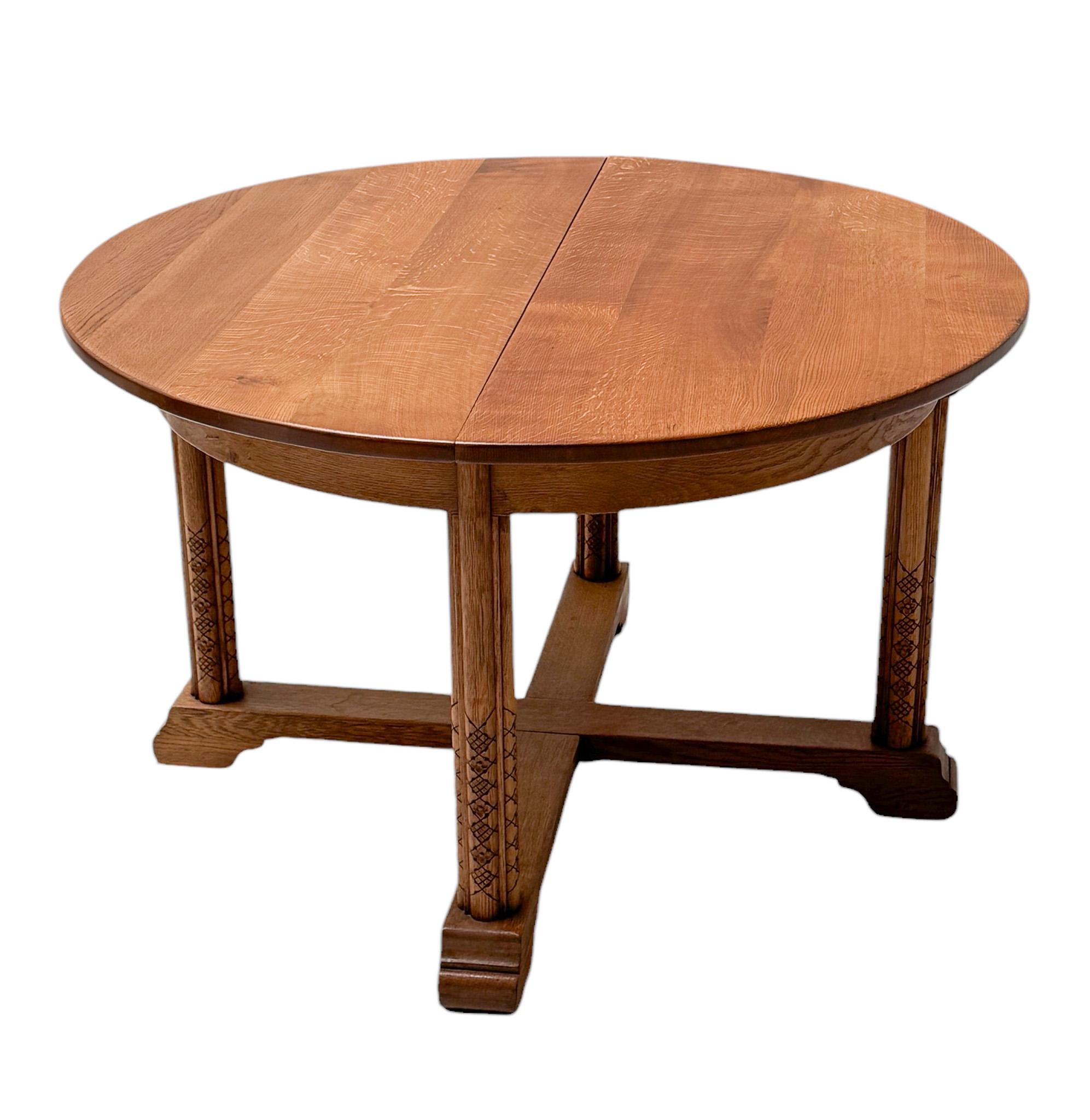 Anton Fortuin Rustic Brutalist Dining Room Table, 1944 In Good Condition For Sale In Amsterdam, NL