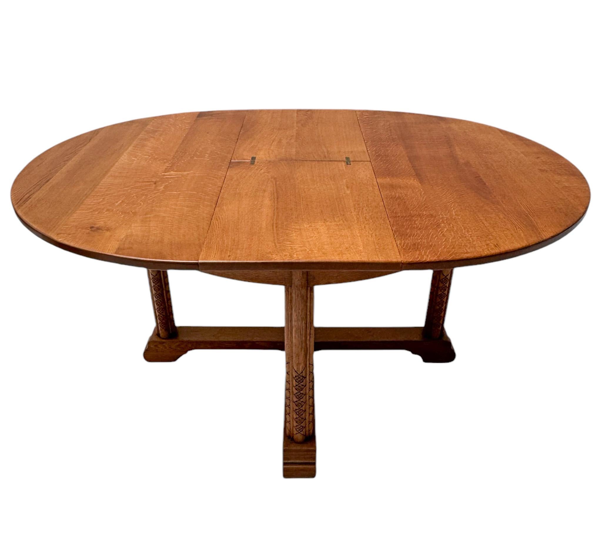 Anton Fortuin Rustic Brutalist Dining Room Table, 1944 For Sale 2