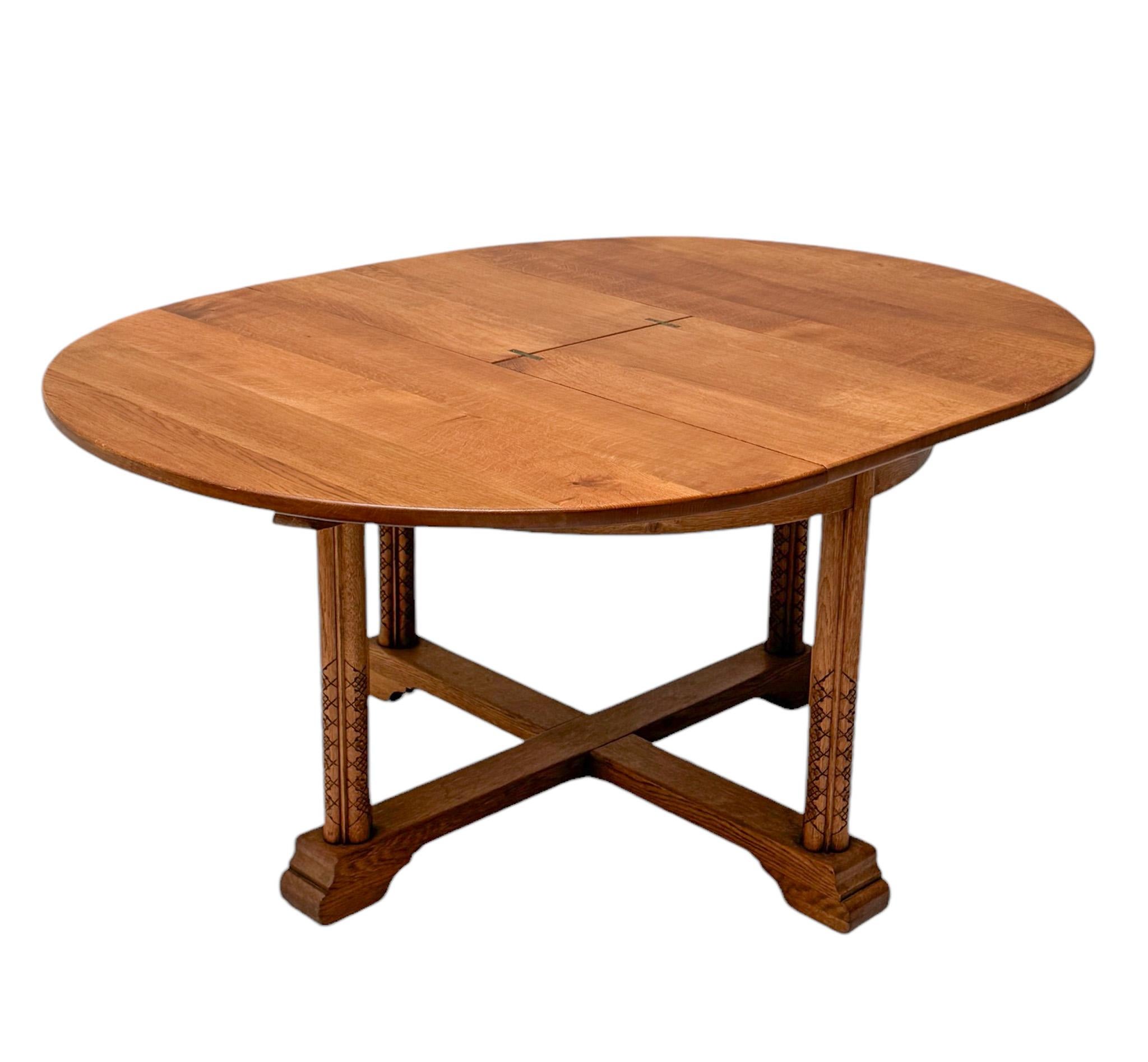 Anton Fortuin Rustic Brutalist Dining Room Table, 1944 For Sale 3