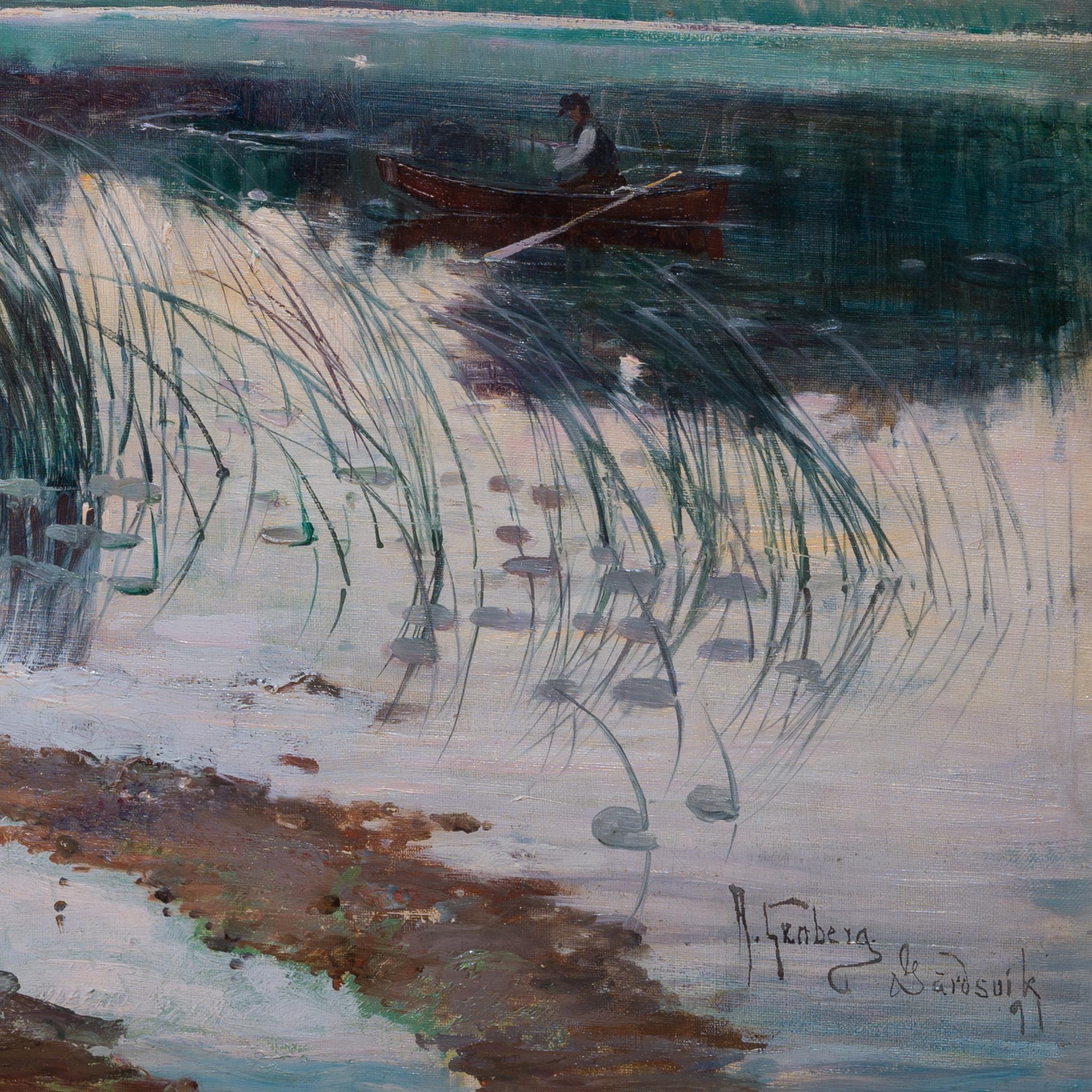 Lakeside at Gärdsvik, Ljusterö, 1891 For Sale 1