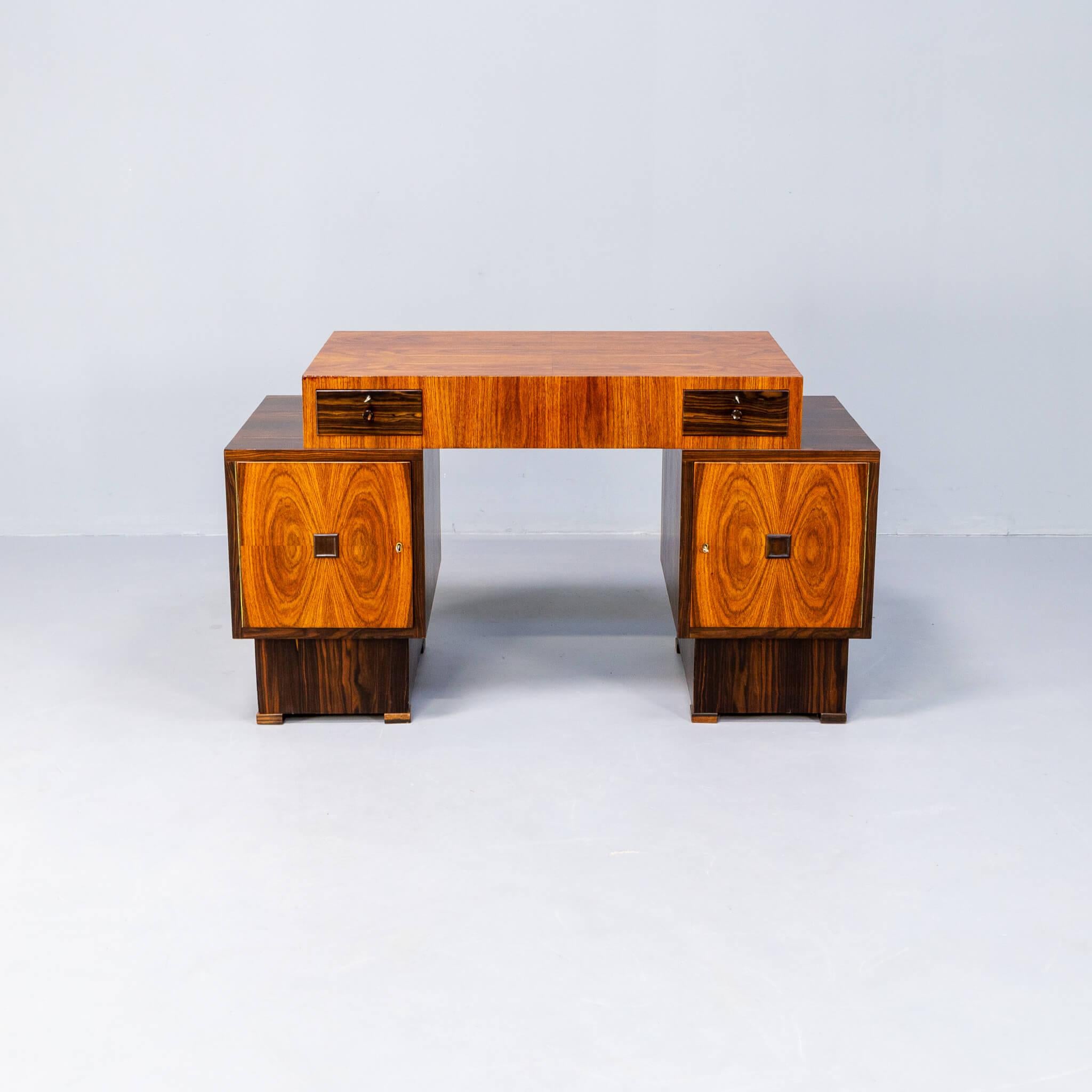Dutch Anton Hamaker Art Deco Writing Desk from the Amsterdam School for ‘t Woonhuys For Sale