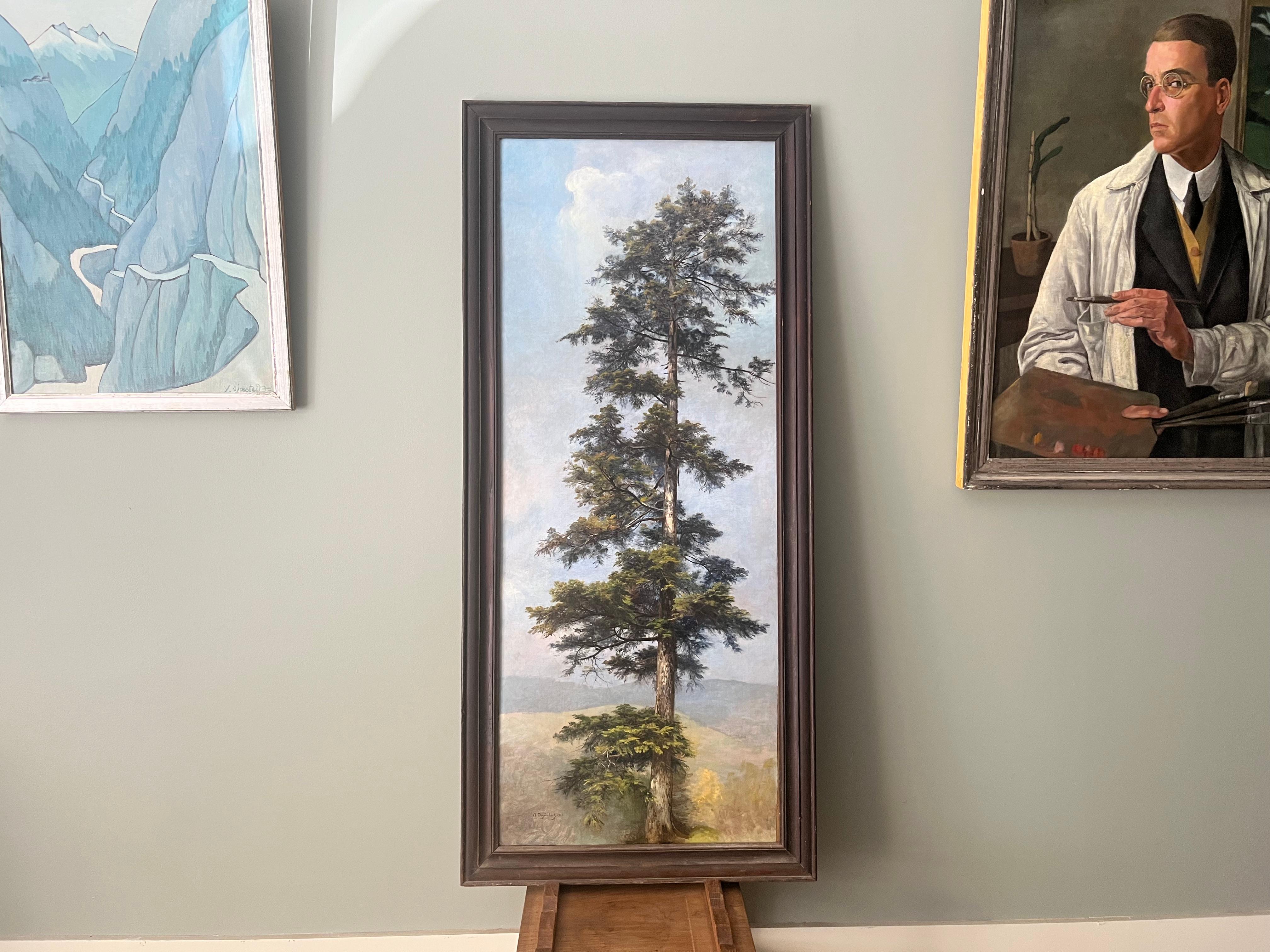 Anton DIEFFENBACH - Ritratto di albero (Sequoia gigante) 1903 in vendita 4