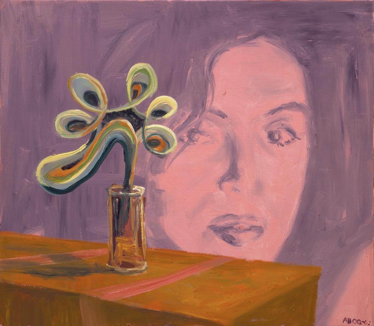 Figurative Painting Anton Henning - Blumenstilleben No. 149