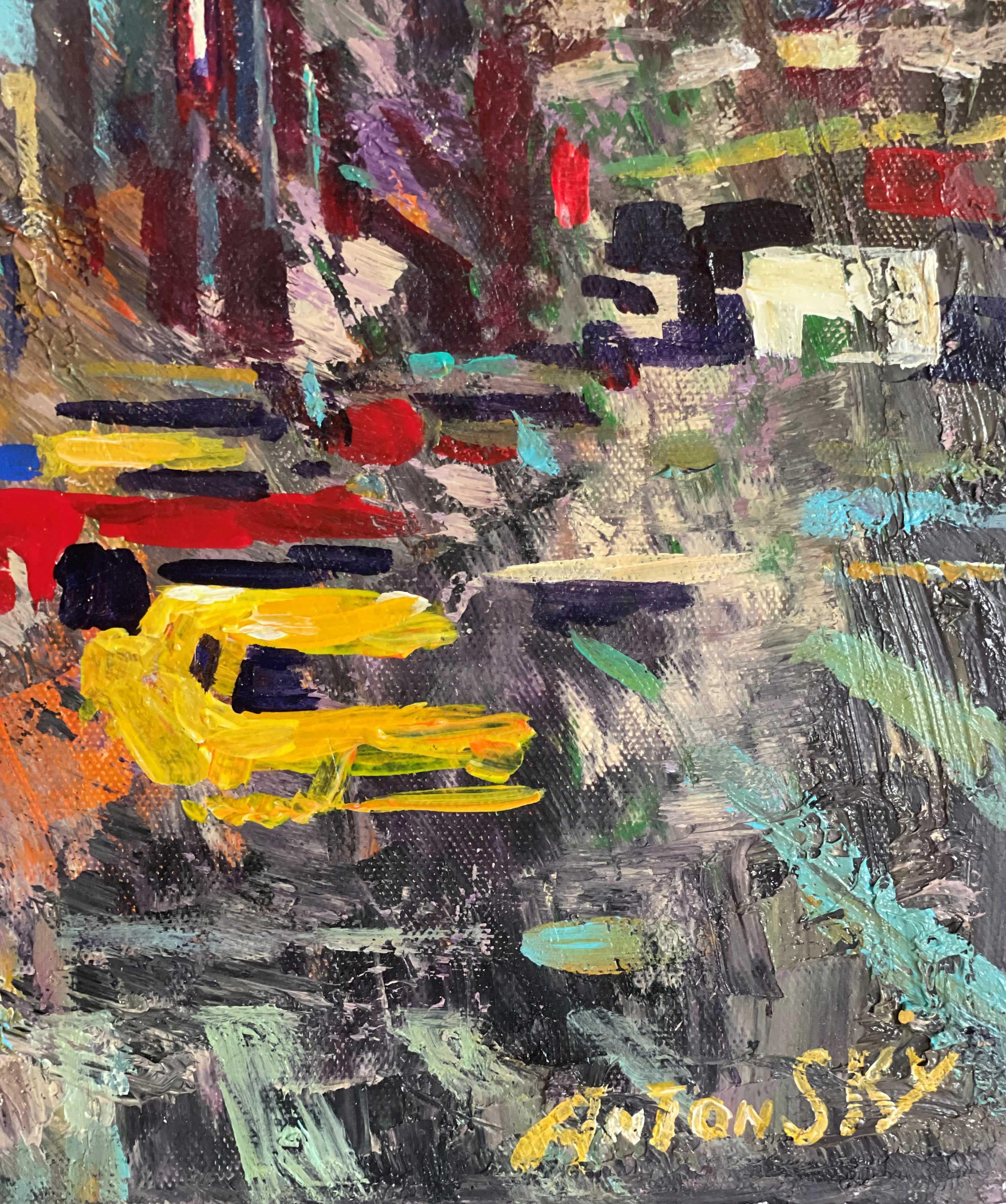Fifth Avenue, New York City – Painting von Anton Kandinsky