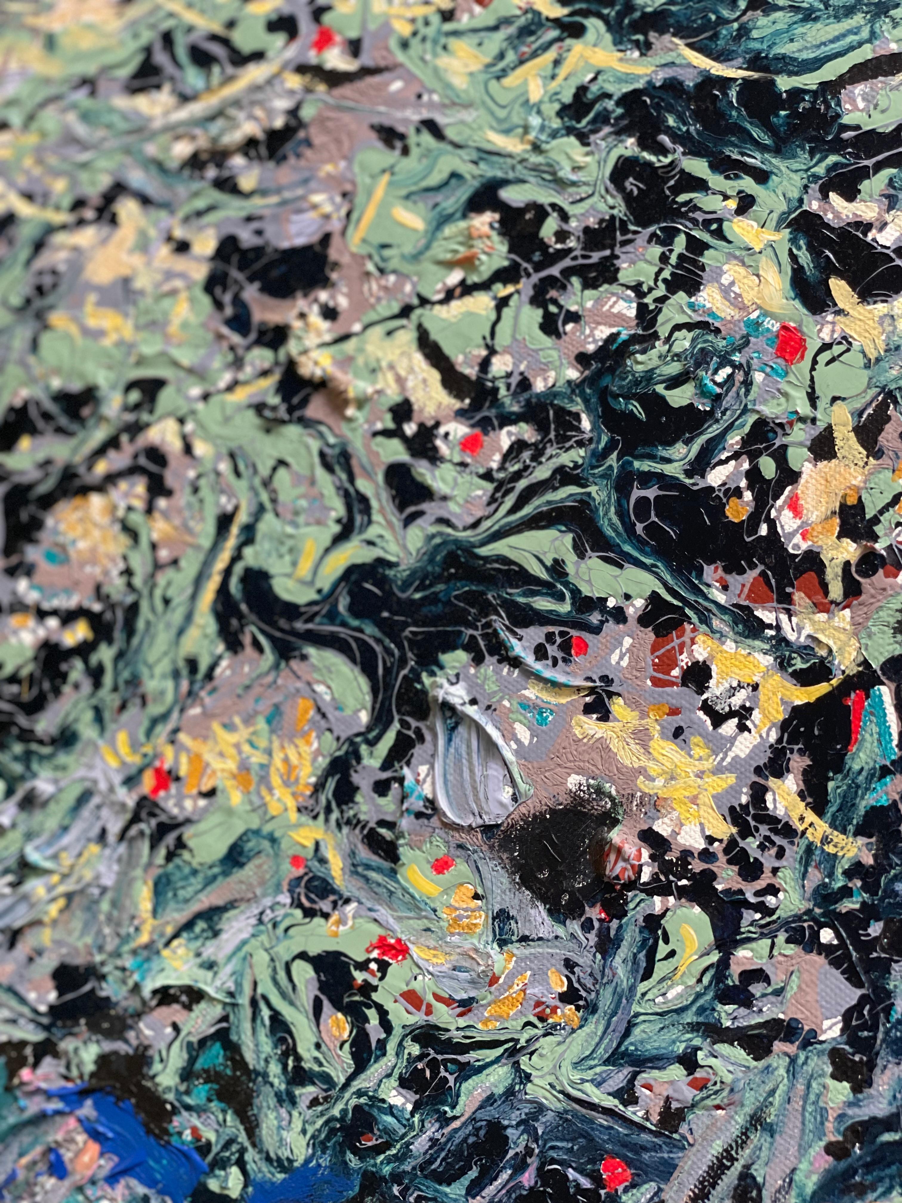 Hommage to Mark Rothko - Contemporary Painting by Anton Kandinsky