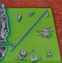 Senza titolo "verde/rosso", 2024