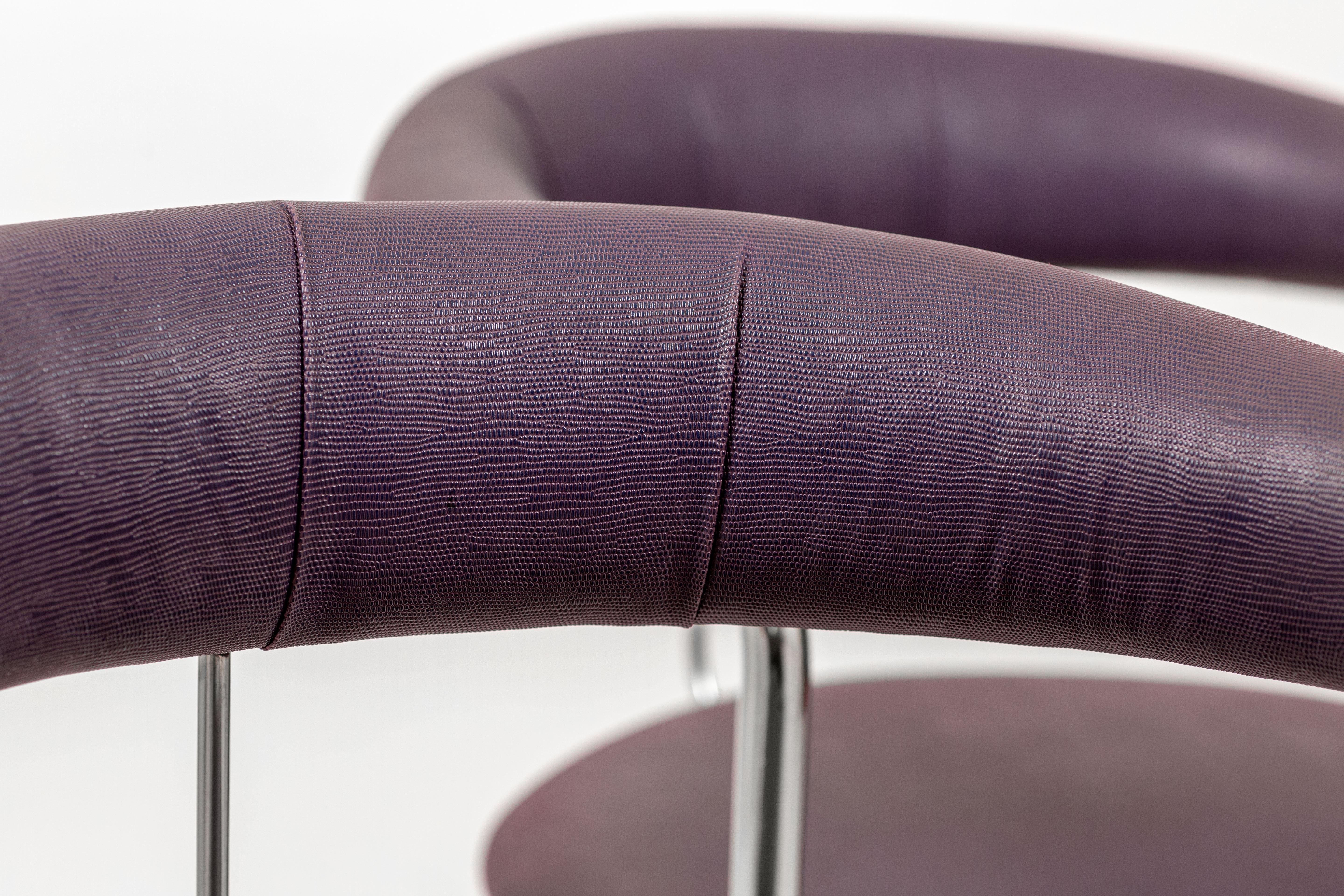 Fin du 20e siècle Anton Lorenz pour Thonet Chaises chromées en porte-à-faux en vente