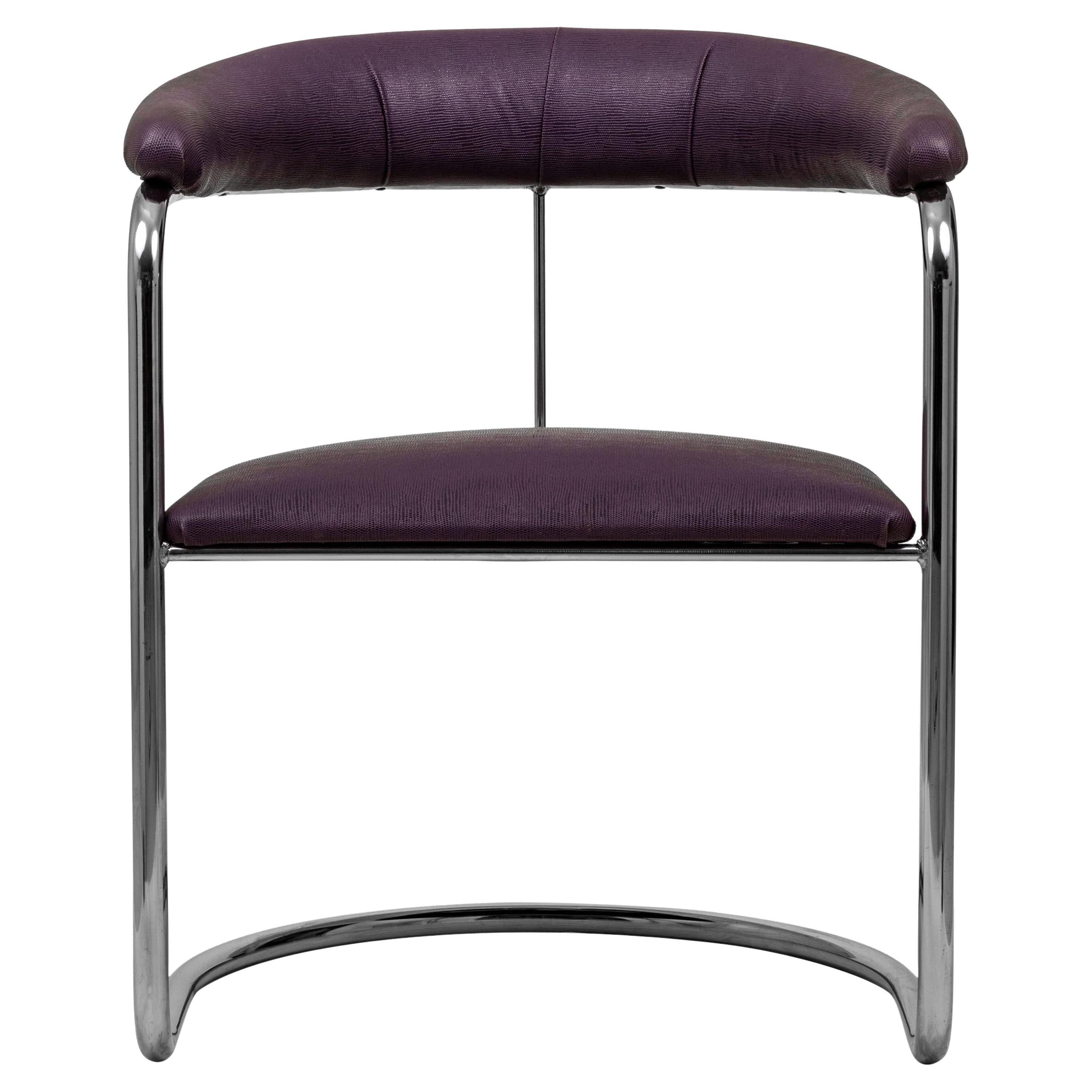 Anton Lorenz for Thonet Cantilevered Chrome Chairs