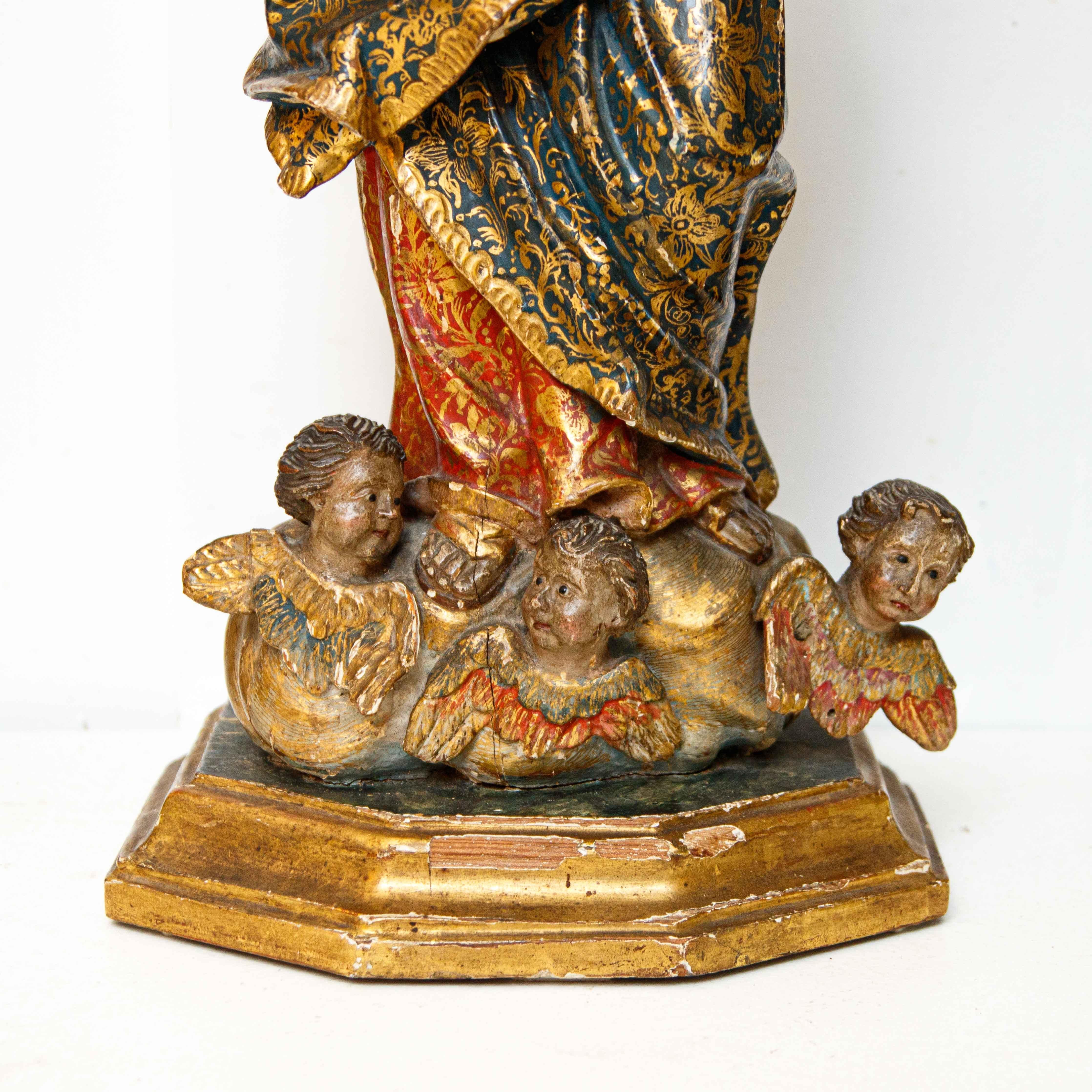 Cerchia di Anton Maria Maragliano, Madonna in gloria con il Bambino en venta 2