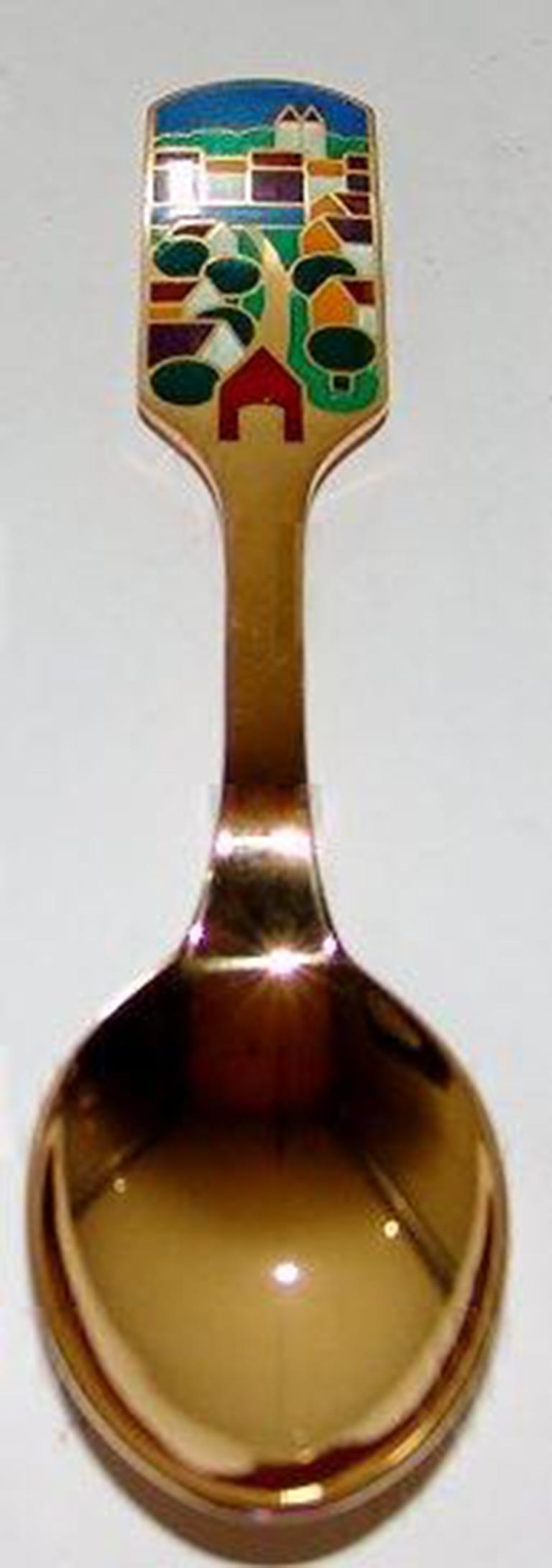 Anton michelsen Christmas spoon in sterling silver from 1988. In perfect condition.
 