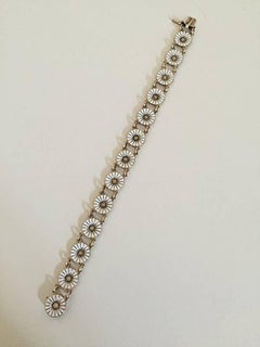 Anton Michelsen Daisy Bracelet Made of Sterling Silver with Enamel