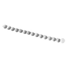 Anton Michelsen, Danemark. Bracelet moderniste en argent massif à maillons circulaires