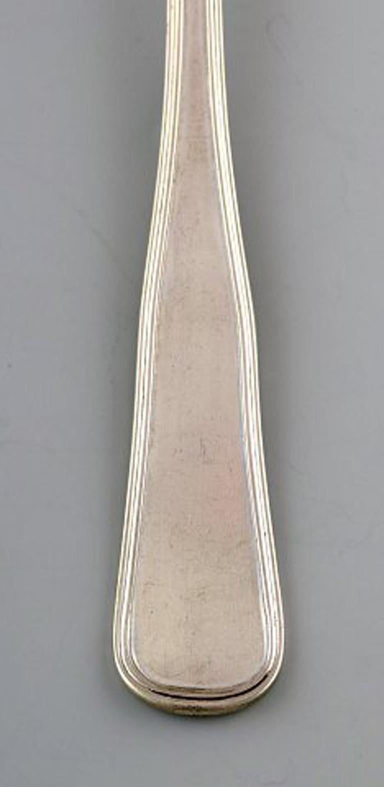 Anton Michelsen (Denmark). Old Danish dinner fork in silver, 1950s.
In very good condition.
Stamped.
Measures: 19.5 cm.
5 pieces in stock.