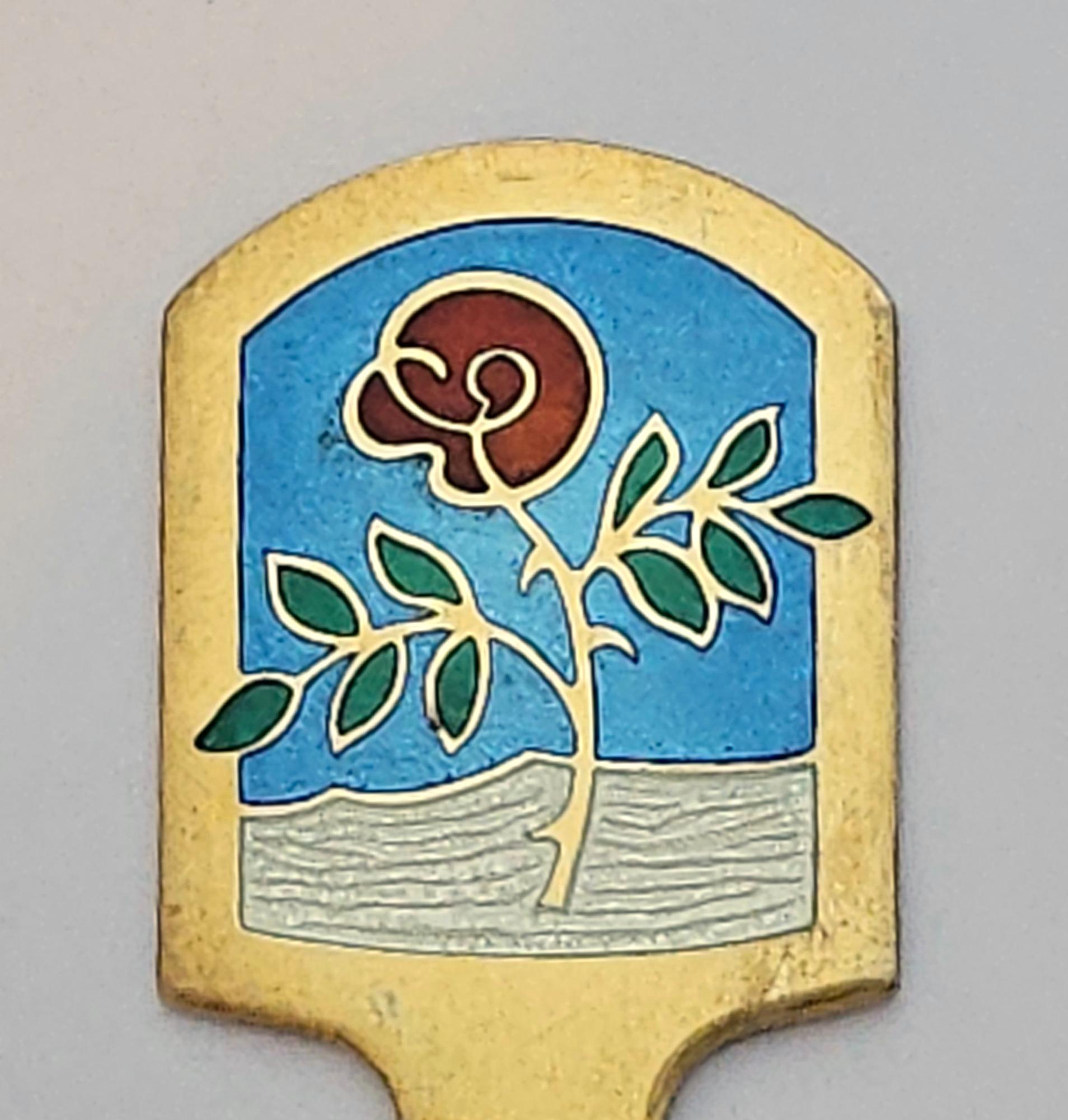 Argent sterling Cuillère de Noël en argent doré d'Anton Michelsen pour 1977 en vente