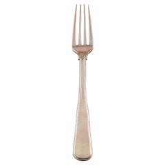 Anton Michelsen, Old Danish Dinner Fork in Silver, 1950s