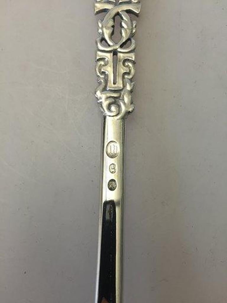 20th Century Anton Michelsen Rare Commemorative Serving Spoon from 1905 For Sale
