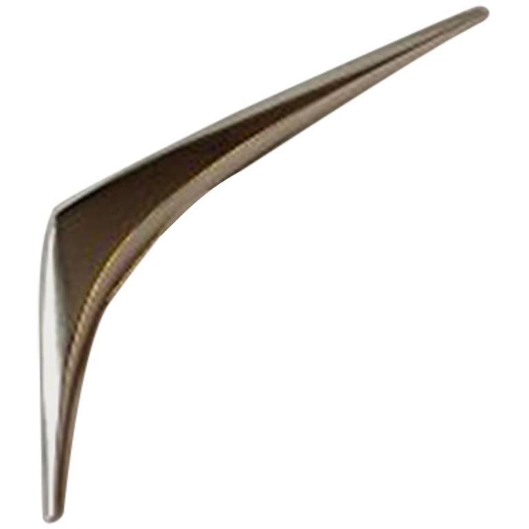 Anton Michelsen Sterling Silver Boomerang Brooch by Eigil Jensen