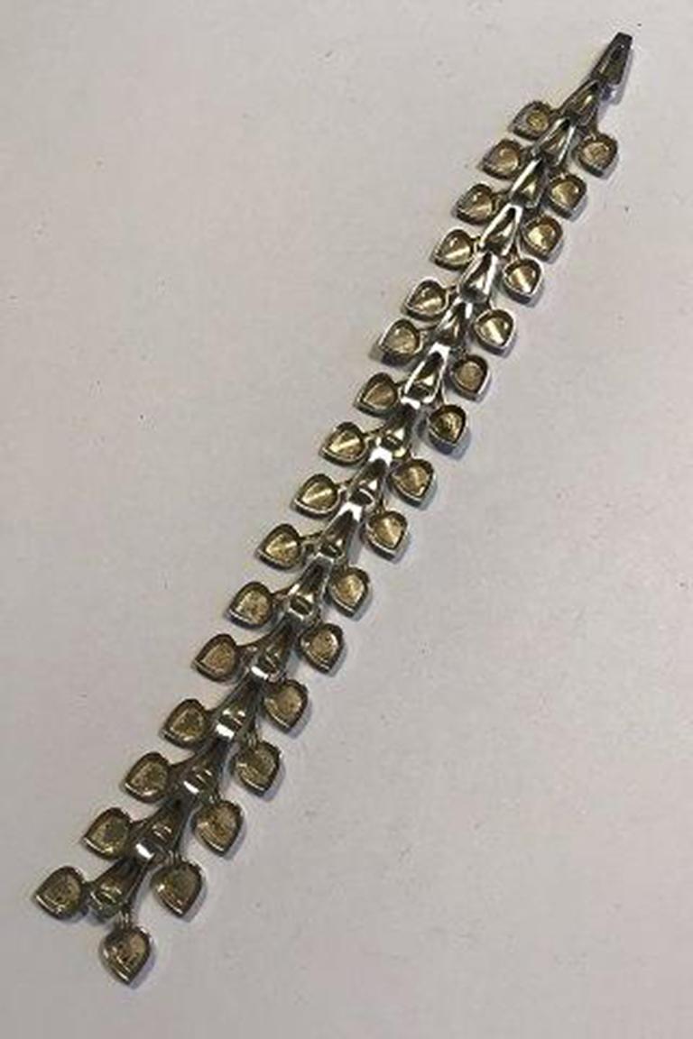Anton Michelsen sterling silver segmented bracelet.

Measures: L 17 cm/6.69