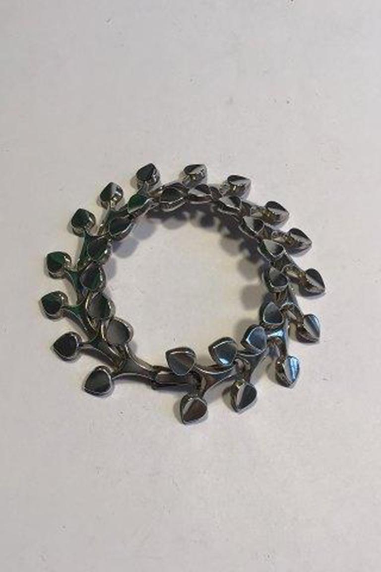 Anton Michelsen Sterling Silver Segmented Bracelet For Sale 1