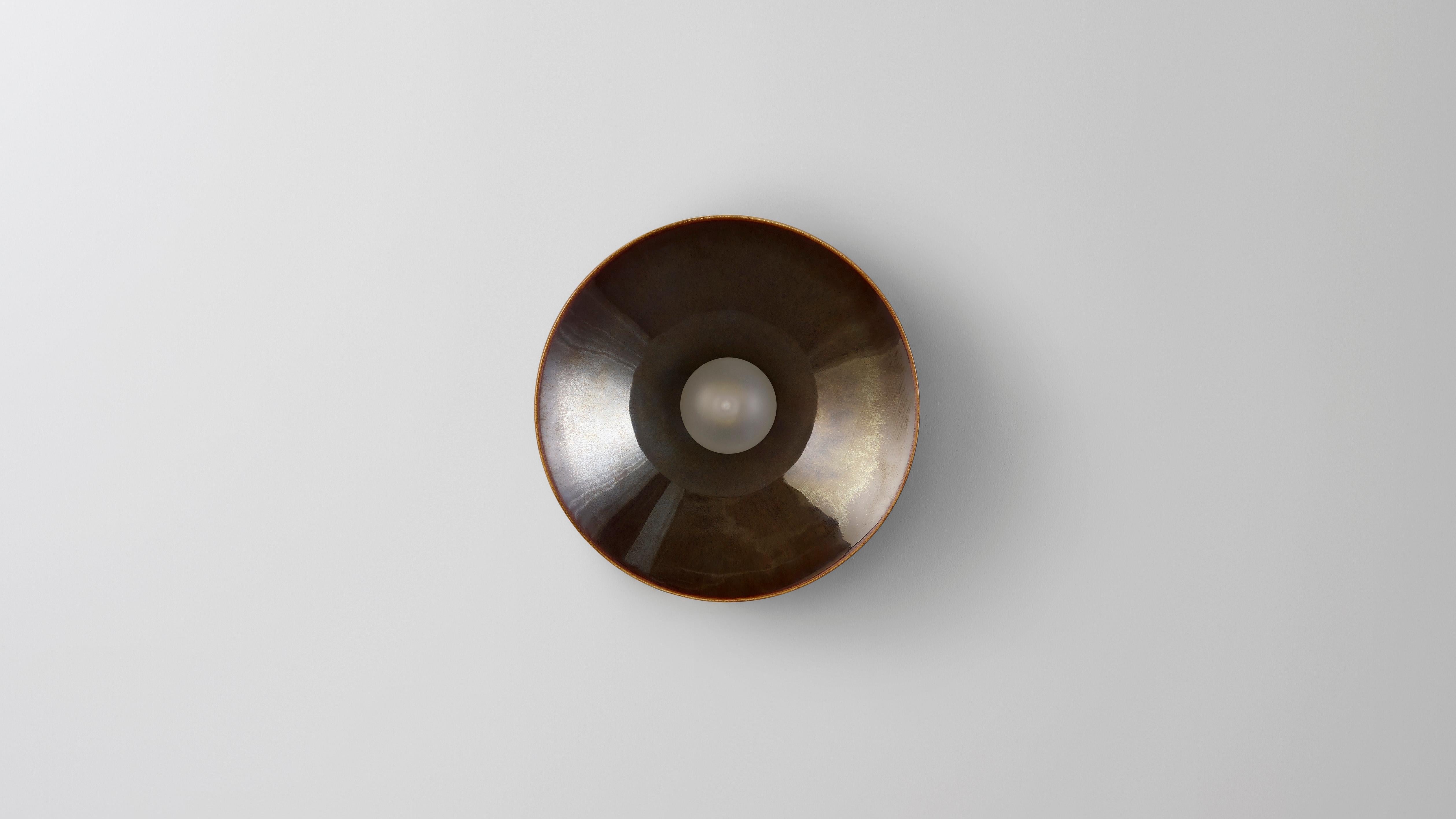 Modern Anton Mini in Brown Ceramic by Volker Haug