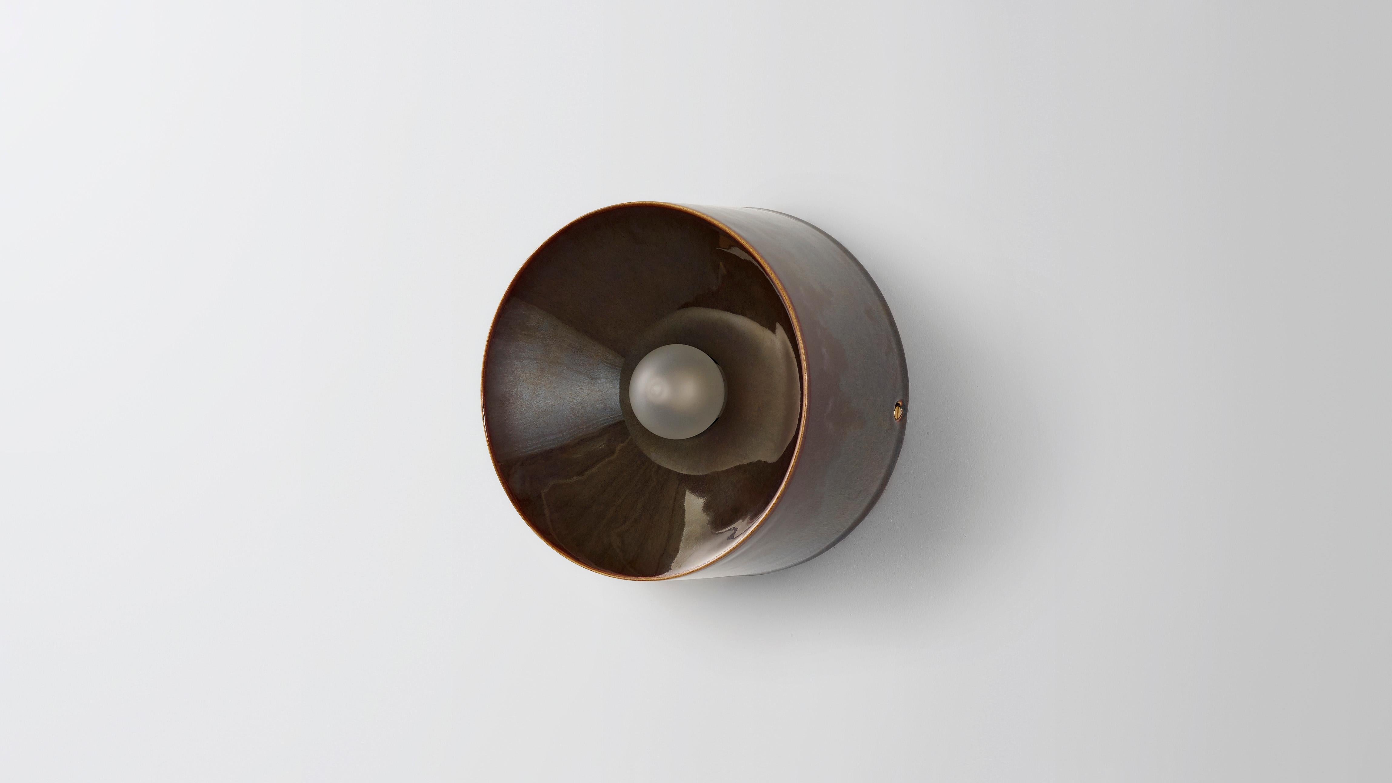 Modern Anton Mini in Brown Ceramic by Volker Haug