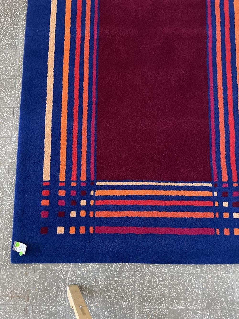 Modern Anton Moseler Artistic Hand Tufted Rug by Tisca Switzerland 1990s For Sale