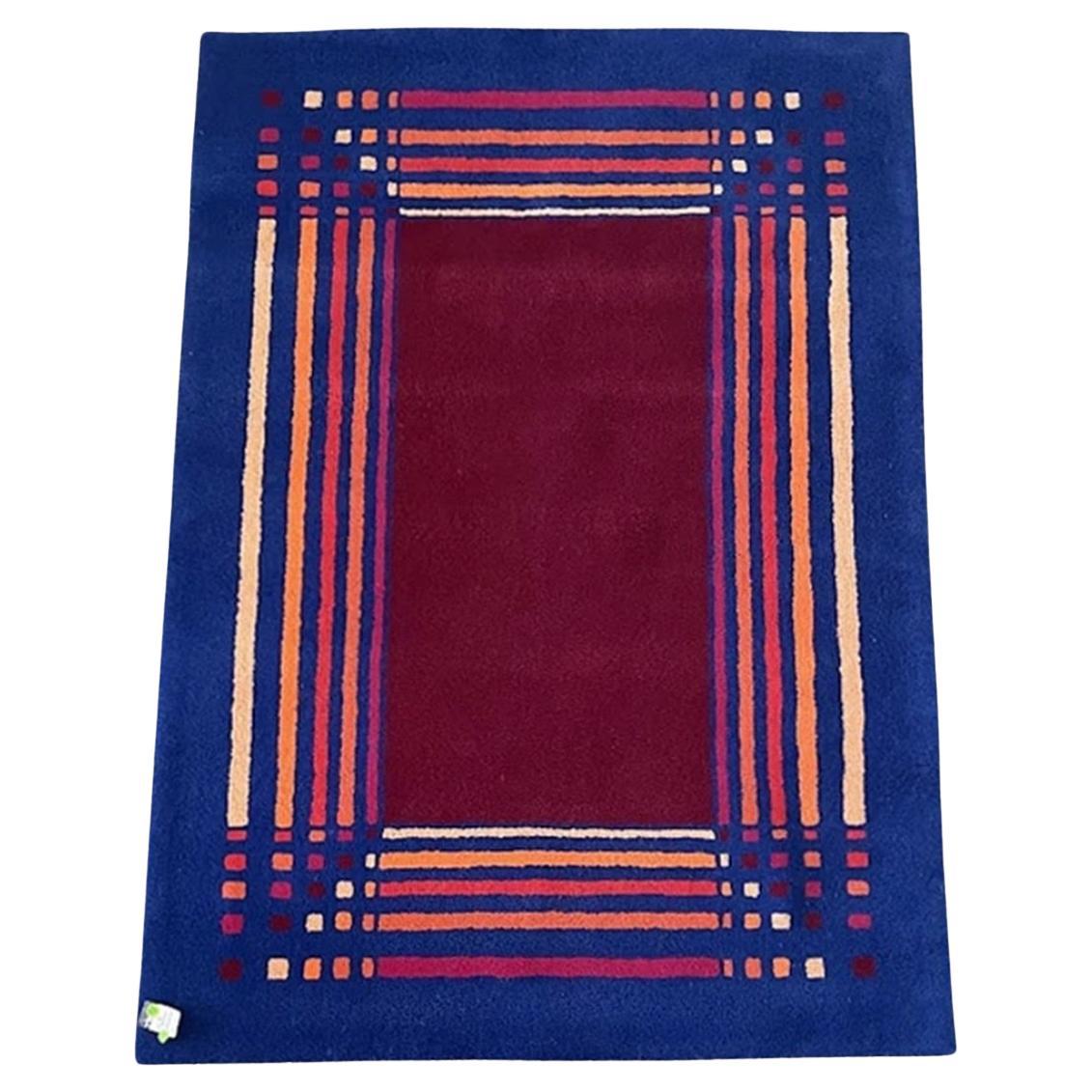 Anton Moseler Artistic Hand Tufted Rug by Tisca Switzerland 1990s