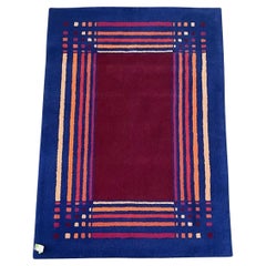 Vintage Anton Moseler Artistic Hand Tufted Rug by Tisca Switzerland 1990s