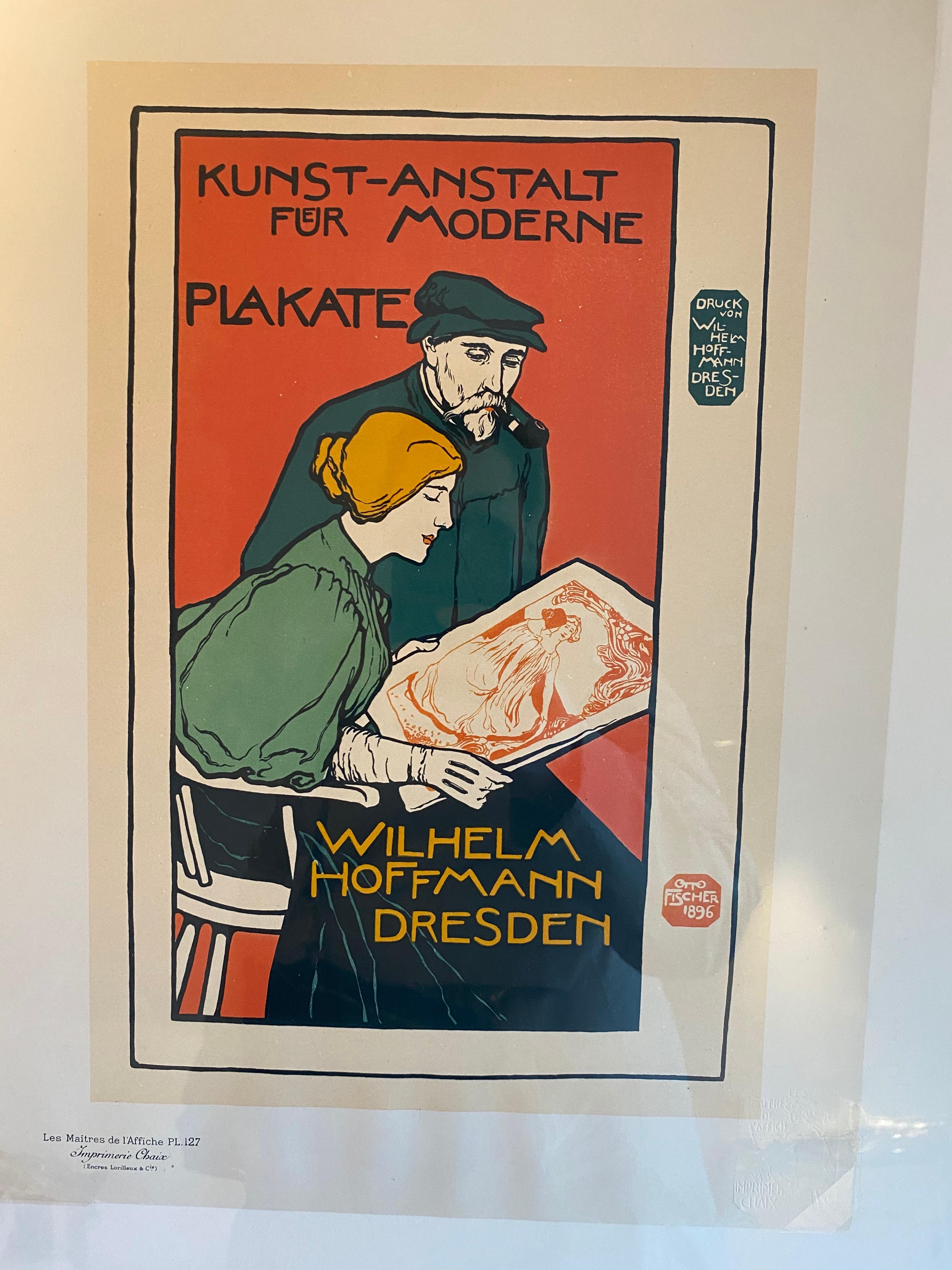 « Plakate moderne en fourrureKunst-Anstalt » de Les Maitres de l'Affiche - Print de Anton Otto Fischer