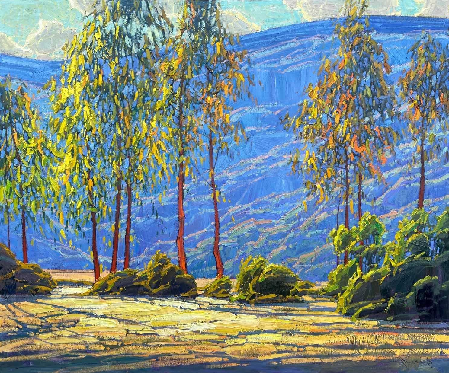 Anton Pavlenko Landscape Painting - Ethereal Moon