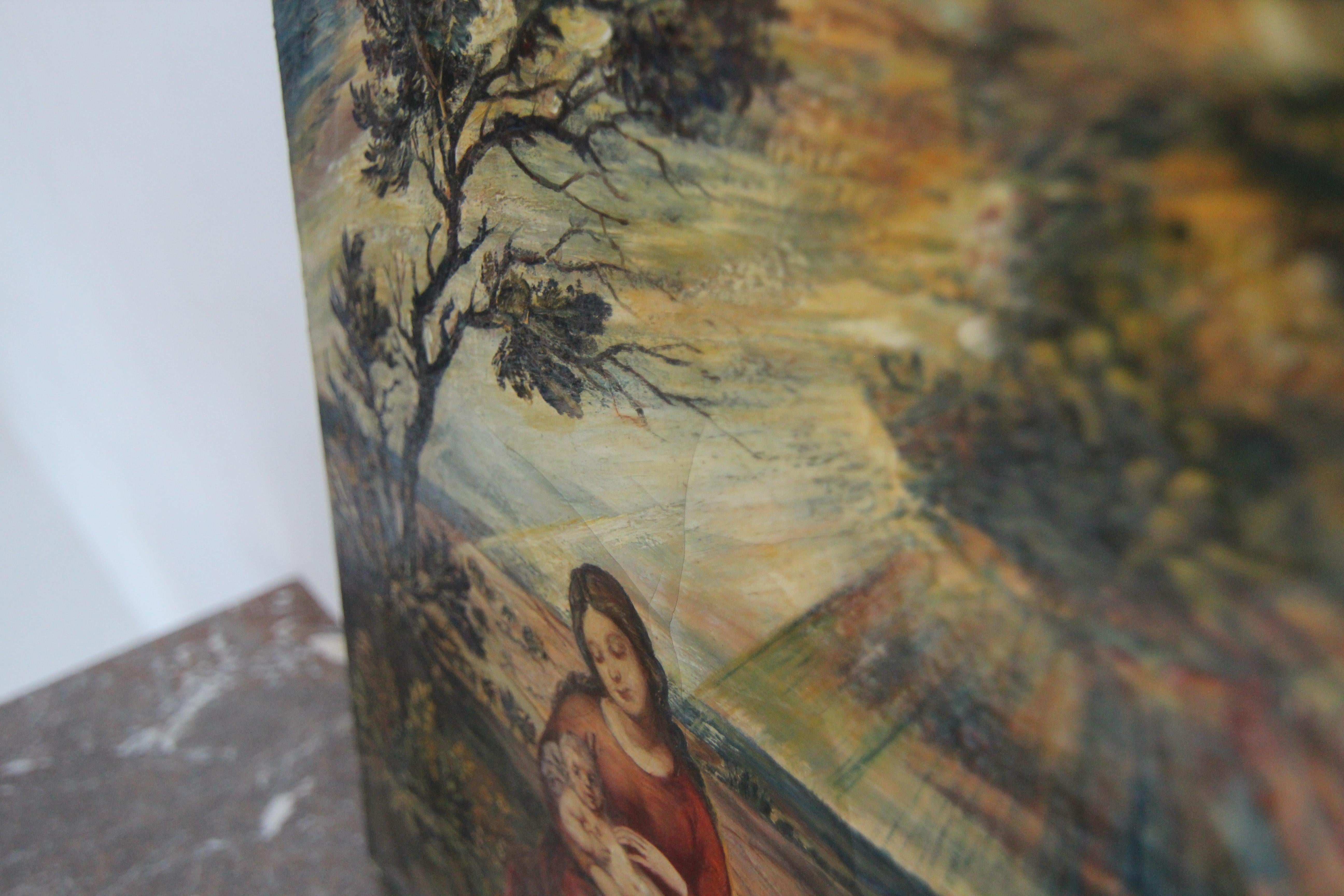 Anton Rausch, Madonna with Child, Oil on Canvas For Sale 11