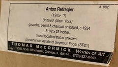 Estudio mural de la WPA Escena americana moderna de mediados de siglo Realismo social Trabajadores