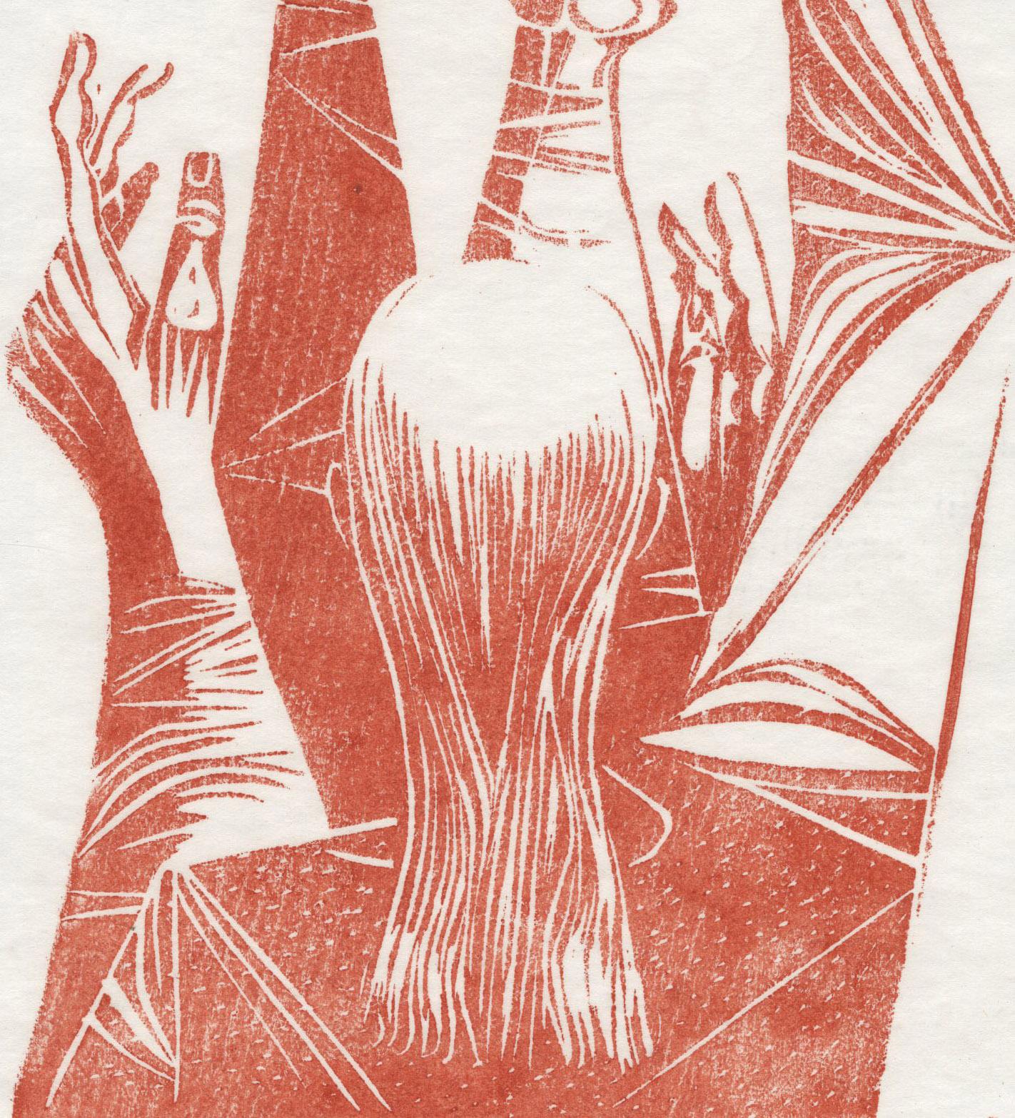 Peace - American Modern Print by Anton Refregier
