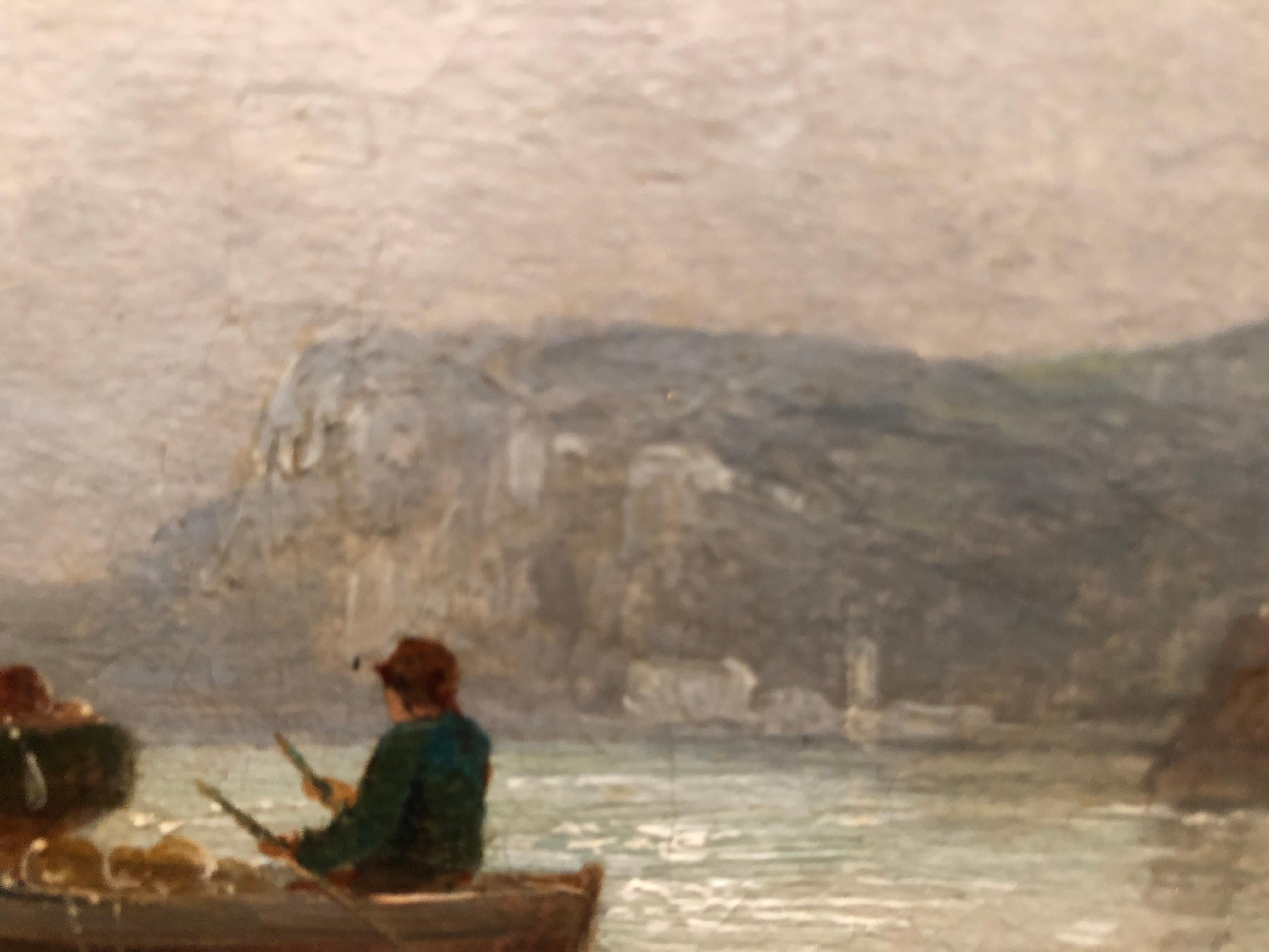 Pittura ad olio di Anton Schoth VECCHIO MAESTRO PITTORE XIX secolo SCUOLA D'AUSTRIA 4