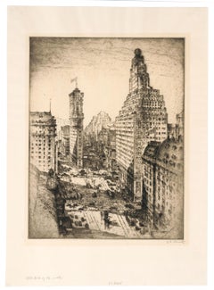 543 Hub of the World  Radierung