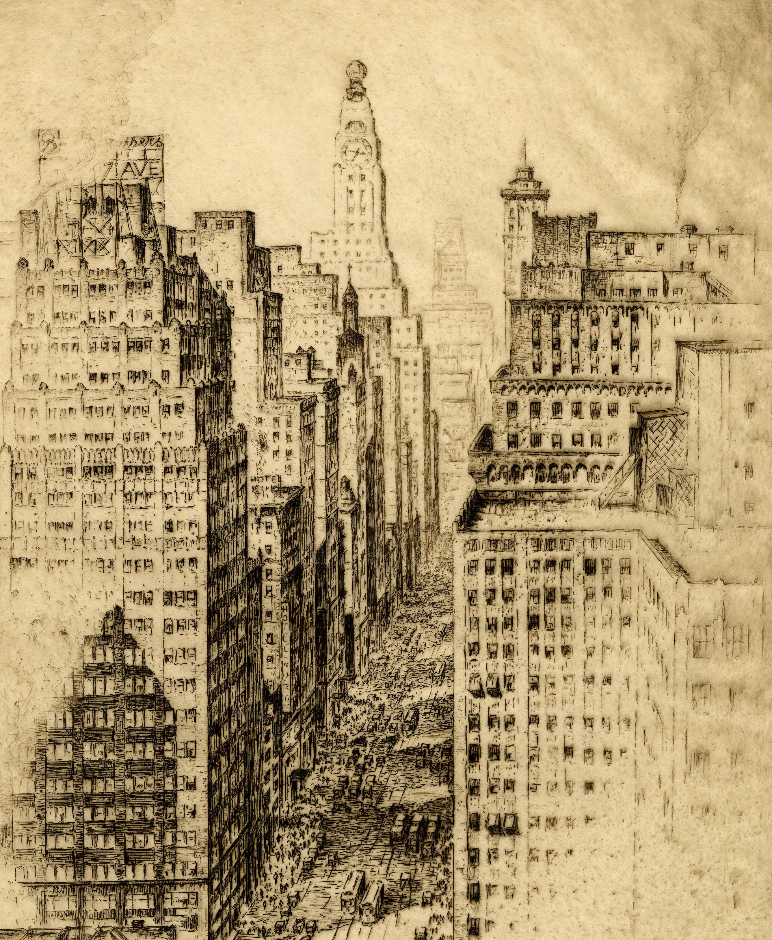 Cañón de la 7ª Avenida - Print moderno estadounidense de Anton Schutz