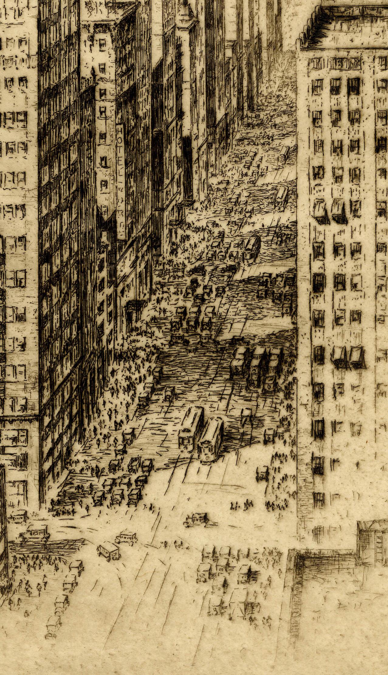 Cañón de la 7ª Avenida - Landscape Print Beige de Anton Schutz