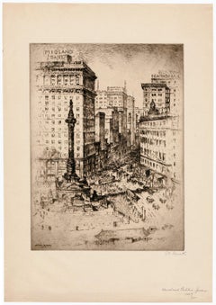 'Cleveland Public Square' — Urban Realism