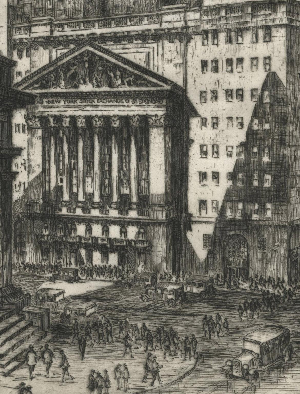 New York Stock Exchange - Print by Anton Schutz