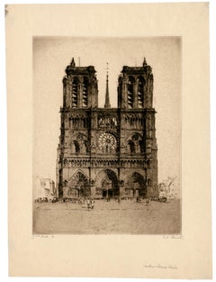 Notre-Dame, París" - Histórica catedral gótica francesa