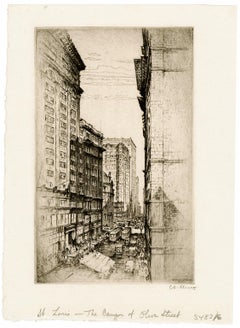 St. Louis, The Canyon of Olive Street — Early 20th century