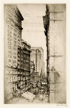 St. Louis, The Canyon of Olive Street - Début du 20e siècle