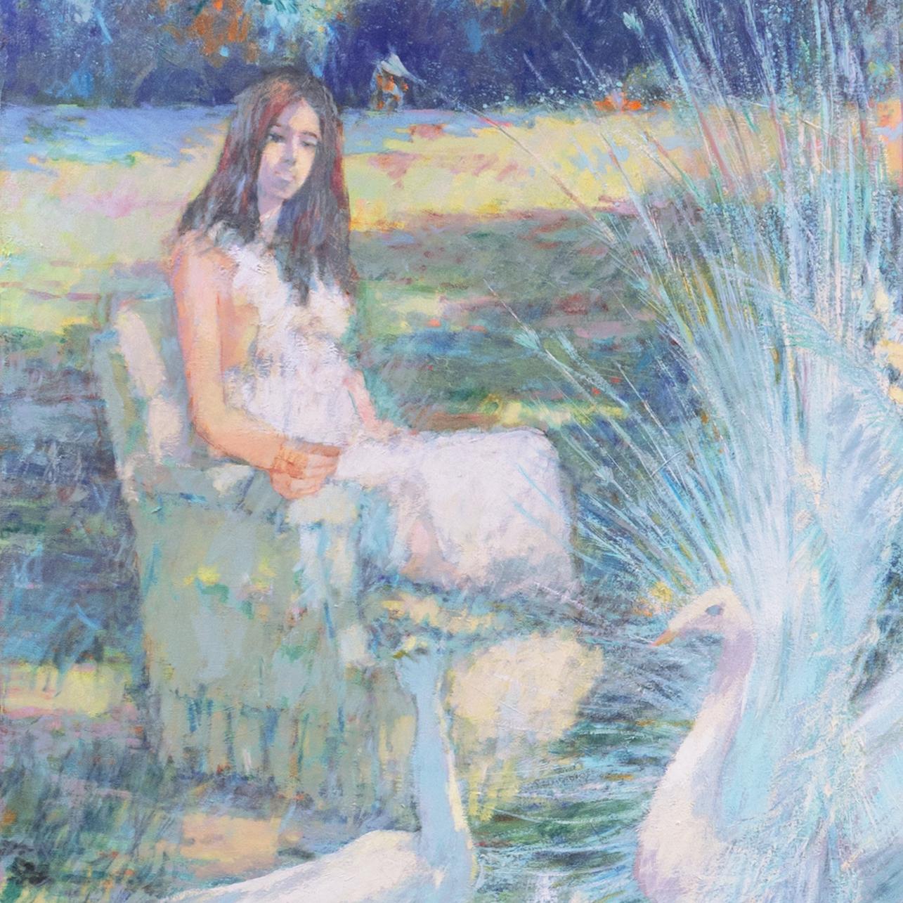 'Peacocks', Ecole de Paris, Salon d'Automne, Salon des Artistes Français, Carmel For Sale 2