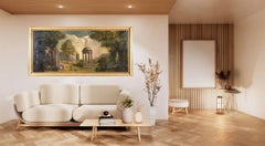 XIX Century Italian Grand Tour Landscape Painting Credited to Anton Sminck Pitlo