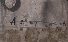 Alligator, Celluloid, Rattles, Trumpet - Surrealist Painting by Anton Solomoukha