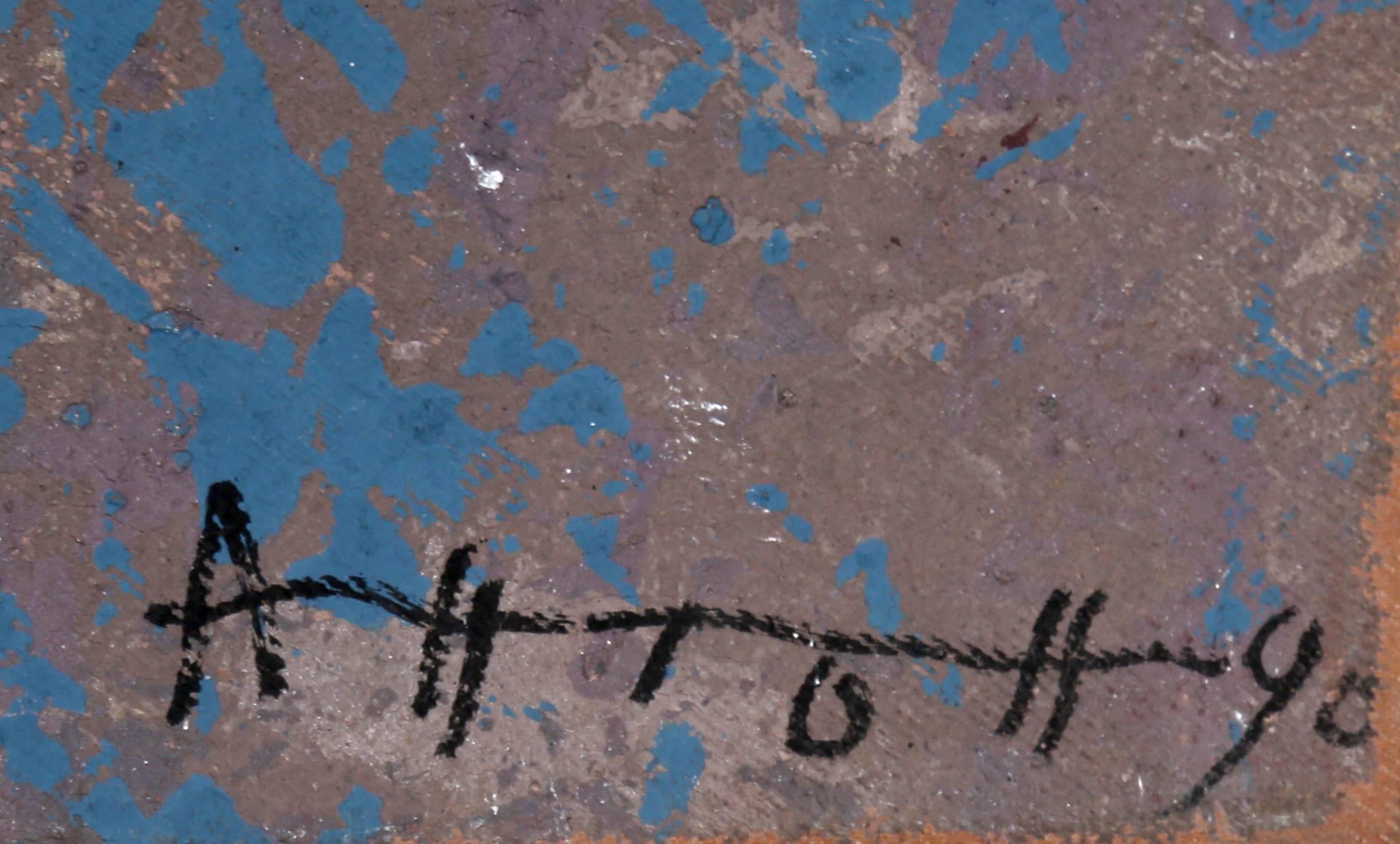 John Lennon and Yoko Ono, pittura a tecnica mista di Anton Solomoukha in vendita 1