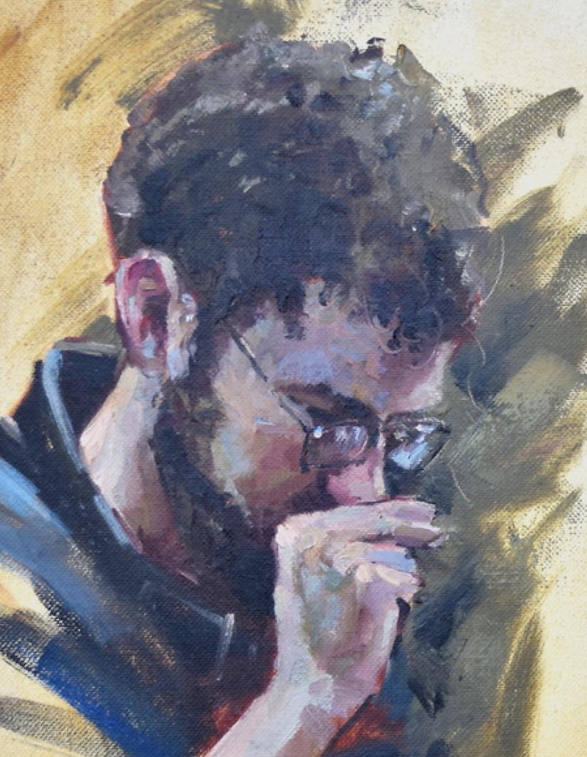 Metro Thinker, Portrait & Figurative artist,  , Classical, Florence Academy  - Painting by Anton Zhou