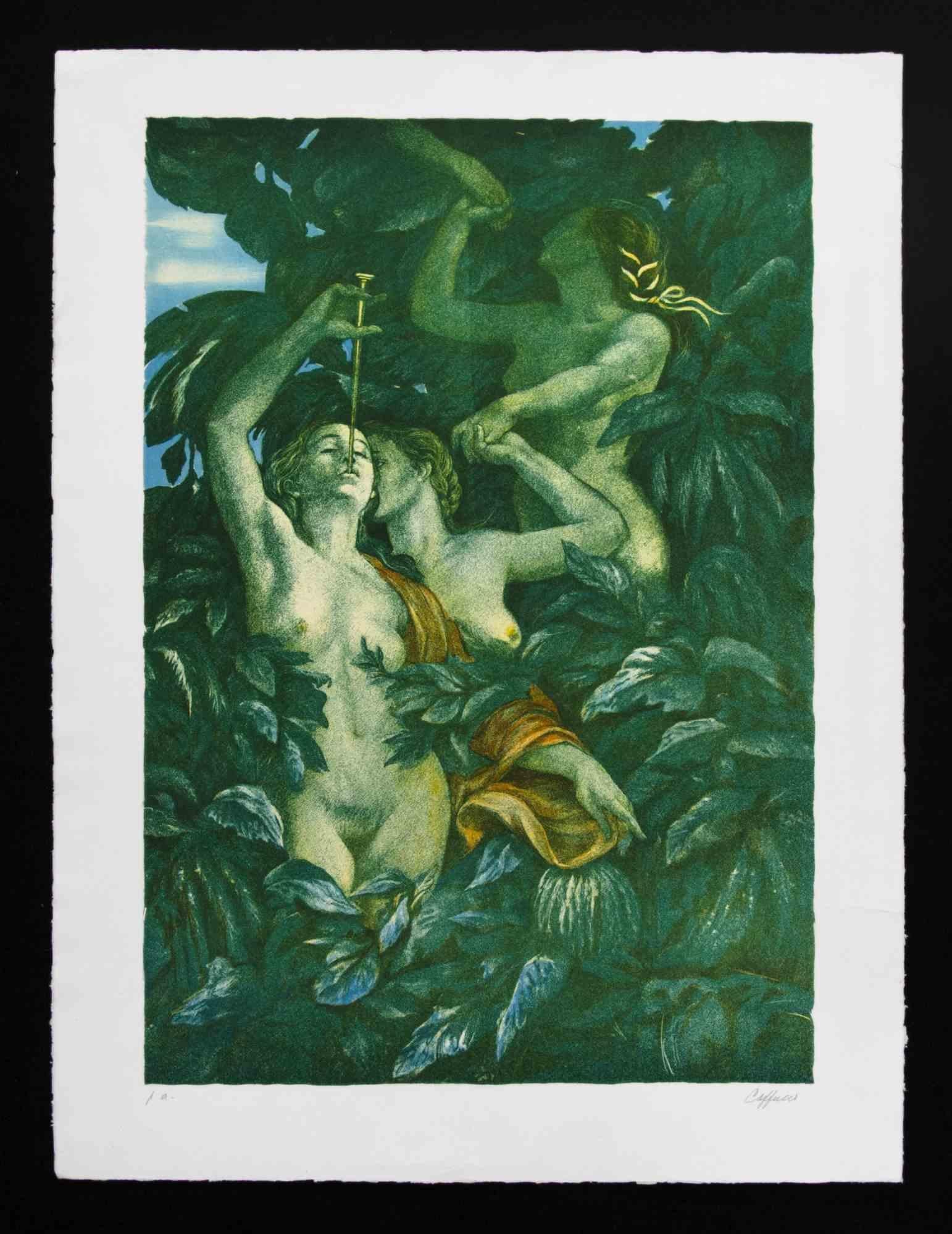 Untitled – Lithographie von Antonella Cappuccio – 1980