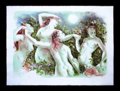 Untitled - Lithograph by Antonella Cappuccio - 1980